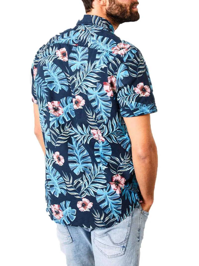 Camicia Uomo con fantasia floreale