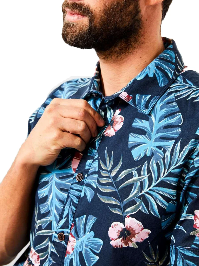 Camicia Uomo con fantasia floreale