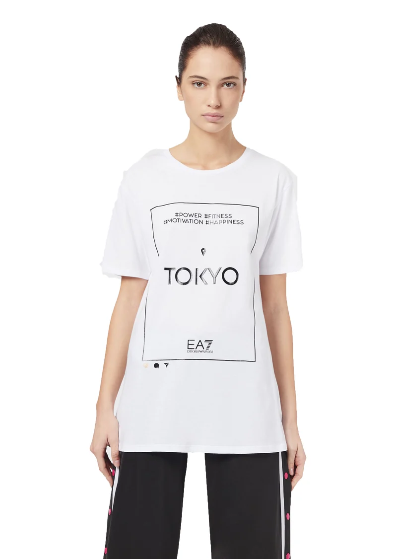T-Shirt Donna Train Graphic