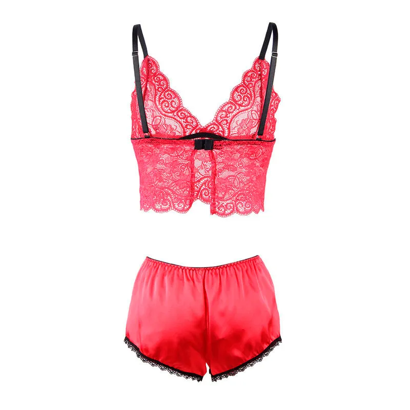 ensemble lingerie soie dentelle rouge grande taille femme sexy confort qualité luxe délicate raffinée douce sensuelle coupe flatteuse