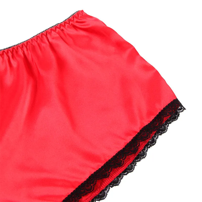 ensemble lingerie soie dentelle rouge grande taille femme sexy confort qualité luxe délicate raffinée douce sensuelle coupe flatteuse