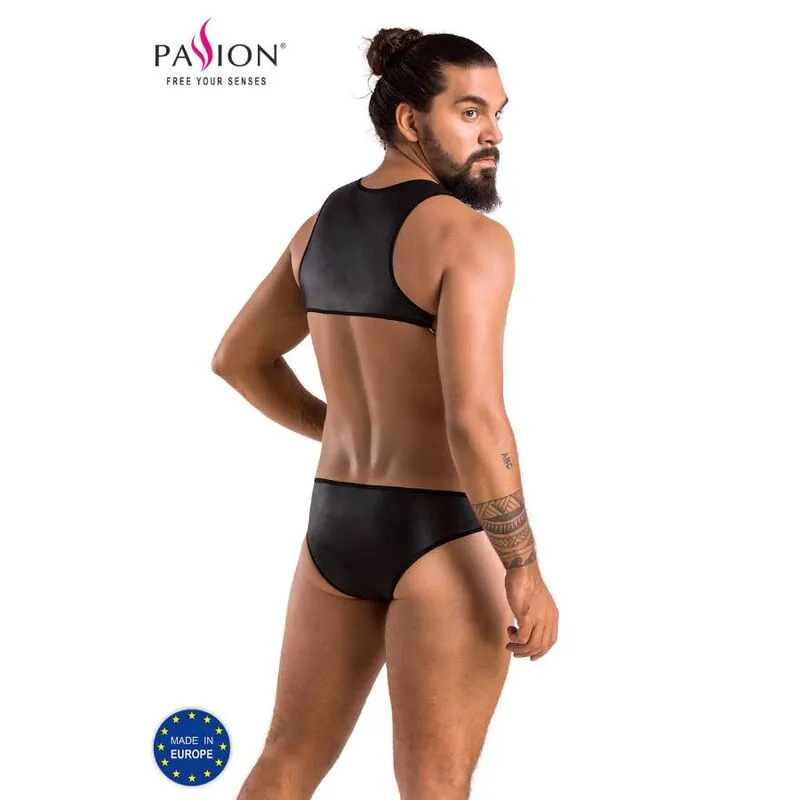 body lingerie noir polyuréthane polyester certifié OekoTex fabrication Pologne européen confortable élégant sexy sculptant silhouette finition durable extensible respirant hypoallergénique