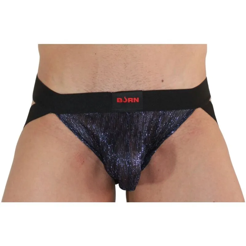 sousvetement masculin suspensoir bleu brillant noir paillettes transparent audacieux sensuel confortable elastique respirant ajustement tailles diverses