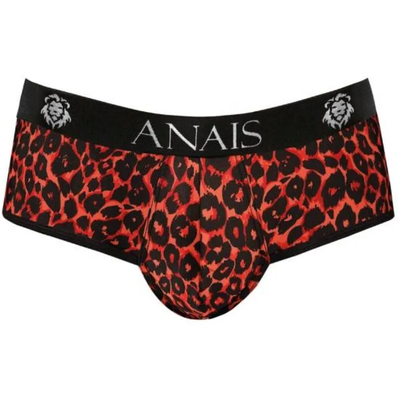 bikini tribal microfibre rouge imprimé animal string fesses ouvertes masculines sexy confortable extensible douceur élasthanne polyamide sculptant européen