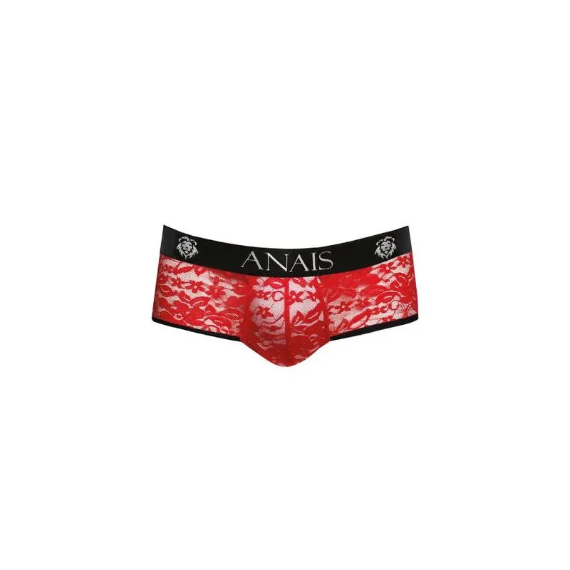 bikini homme dentelle rouge audacieux imprimé fleuri coupe ouverte fesses sensualité confort extensible polyester lycra tailles S M L XL