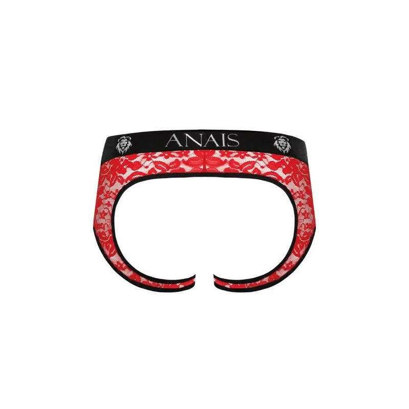 bikini homme dentelle rouge audacieux imprimé fleuri coupe ouverte fesses sensualité confort extensible polyester lycra tailles S M L XL