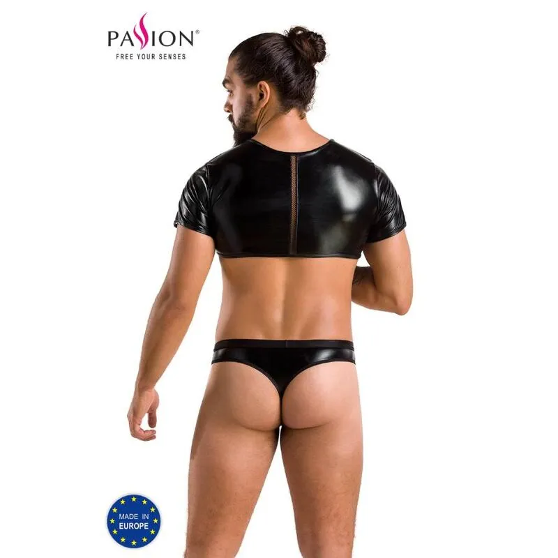 ensemble lingerie noir PASSION élégant confortable sophistiqué fabriqué Pologne polyester polyamide élasthanne certifié sans substances nocives peau sensible silhouette sublimée