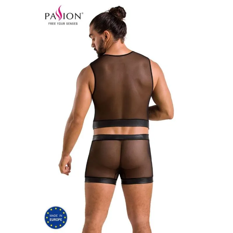 Ensemble William Noir Lingerie Polyuréthane Polyester OekoTex Certifié Europe Confort Élégance Raffiné Coupe Flatteuse Tailles S M L XL