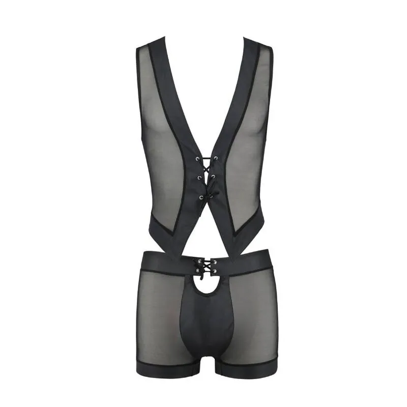 Ensemble William Noir Lingerie Polyuréthane Polyester OekoTex Certifié Europe Confort Élégance Raffiné Coupe Flatteuse Tailles S M L XL