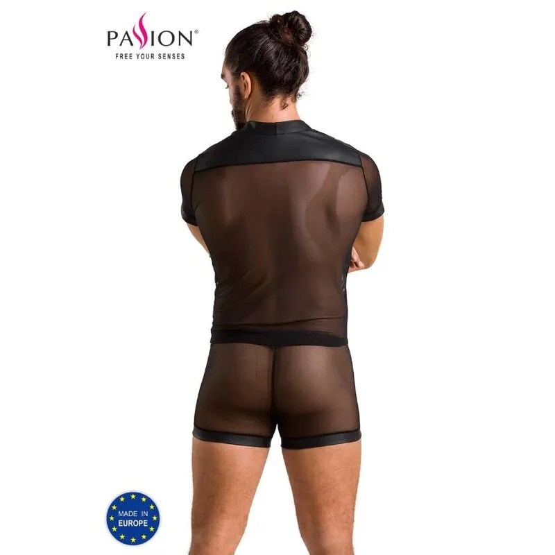 ensemble lingerie noir moderne certifié OekoTex matériaux durables polyuréthane polyester doux confortable respirant fabriqué Pologne taille LXL élégant sophistiqué séduisant