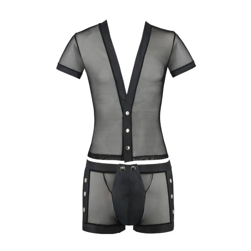 ensemble lingerie noir moderne certifié OekoTex matériaux durables polyuréthane polyester doux confortable respirant fabriqué Pologne taille LXL élégant sophistiqué séduisant