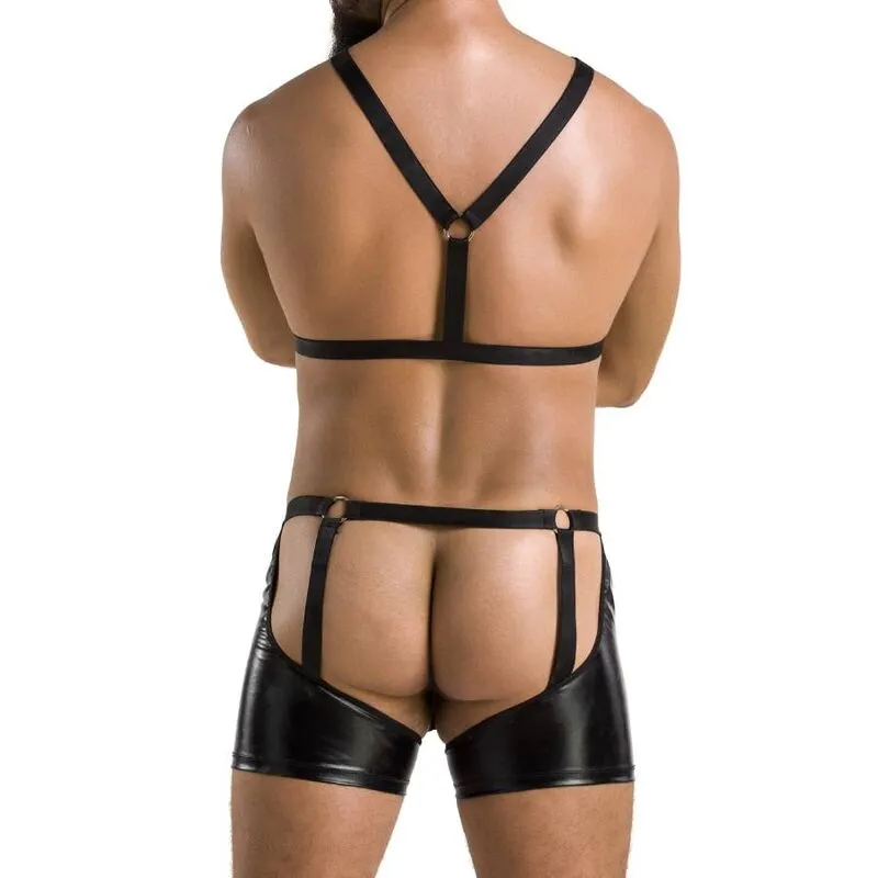 Passion047 ensemble lingerie noire élégante confortable sexy maintien dentelle finitions durable certifiée européenne polyester polyamide élasthanne fabrication polonaise