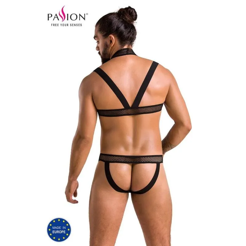 ensemble lingerie noir sensuelle élégante audacieuse polyuréthane polyester oekotex certifié fabrication polonaise européenne confortable douce durable ajustée finitions impeccables