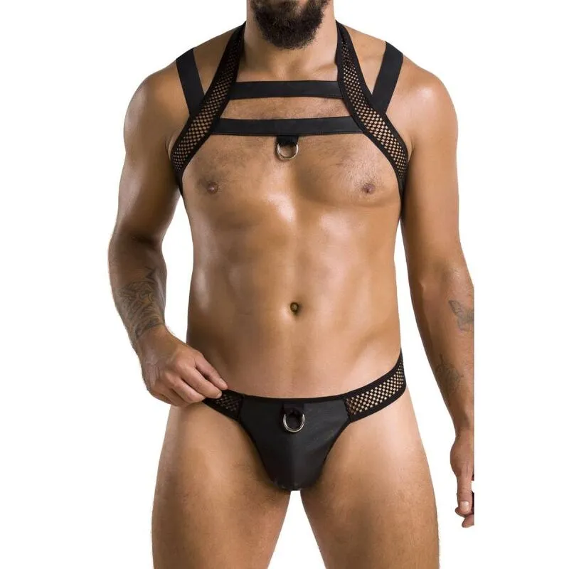 ensemble lingerie noir sensuelle élégante audacieuse polyuréthane polyester oekotex certifié fabrication polonaise européenne confortable douce durable ajustée finitions impeccables