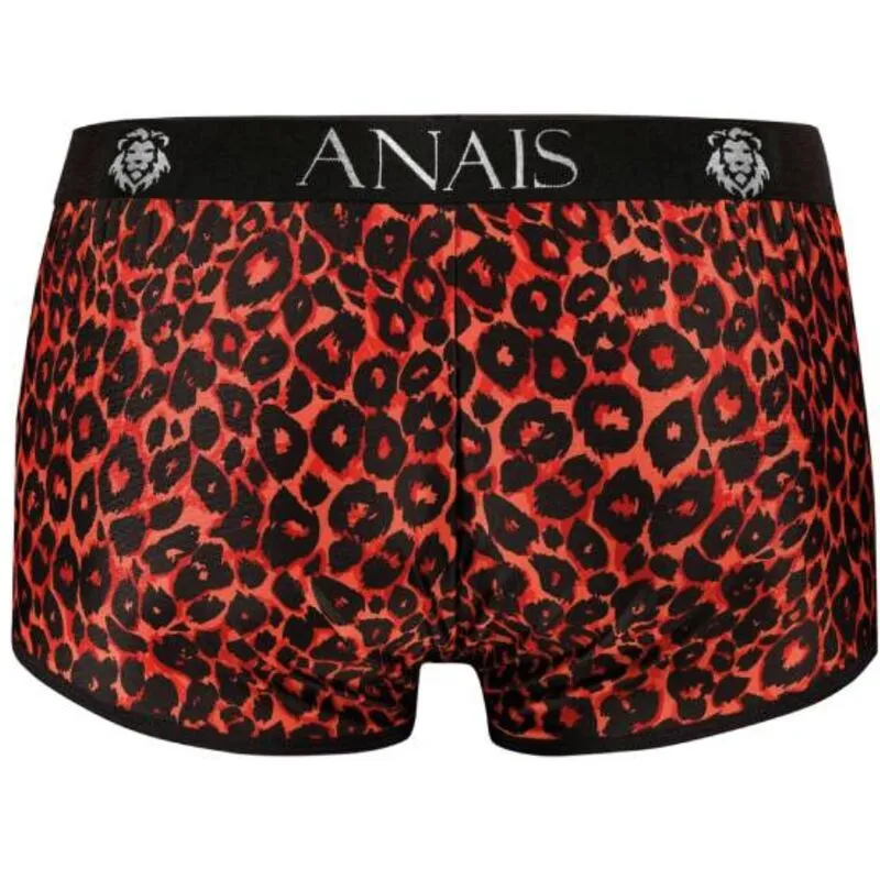 boxer homme rouge imprimé animal microfibre doux respirant extensible élastique coupe sportive jambes longues maintien silhouette sexy durable européen tailles