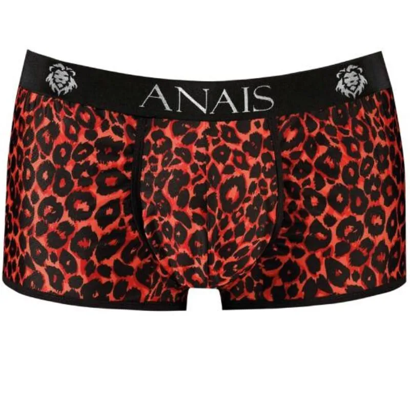 boxer homme rouge imprimé animal microfibre doux respirant extensible élastique coupe sportive jambes longues maintien silhouette sexy durable européen tailles