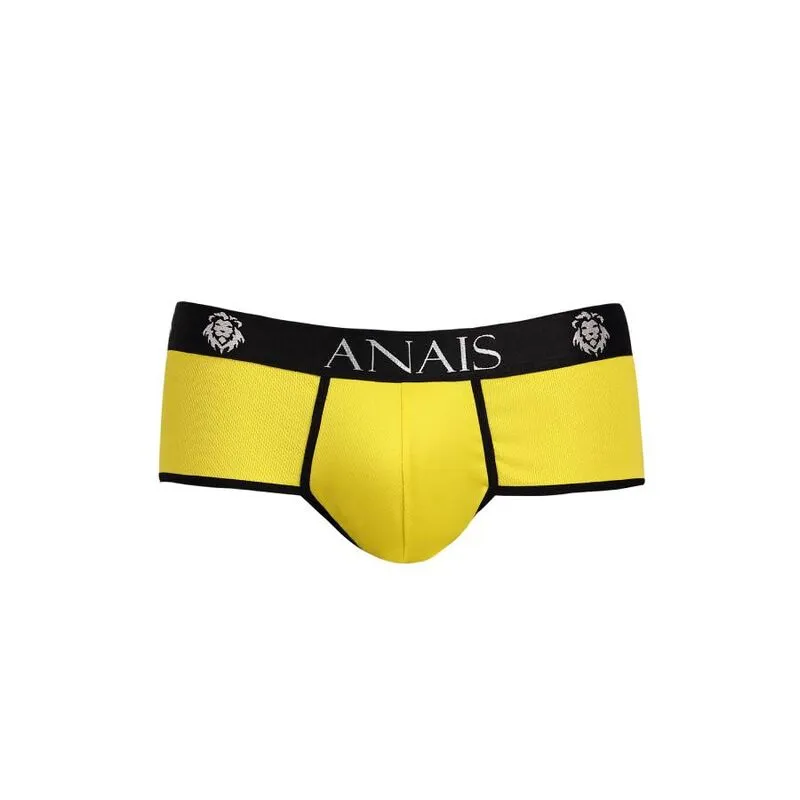 slip jaune TokyoModal sportif ajusté court haute qualité Anais fabrication européenne douceur durable polyamide élasthanne maintien respirant séchage rapide