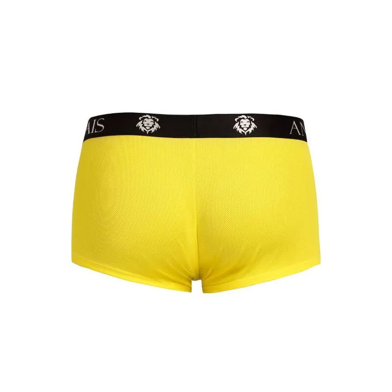 Boxer homme long jaune sportif polyamide élasthanne extensible doux confortable ajusté maintien respirant durable européen tailles variées
