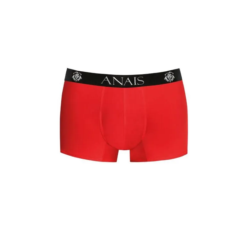 boxer homme microfibre rouge bordure noire coupe sportive sexy ajustée maintien extensible respirant doux couture européenne marque Anais