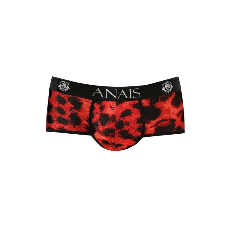slip microfibre rouge imprimé animal homme sexy ajustement parfait silhouette confort fabrication européenne qualité extensible élasthanne coupe sportive