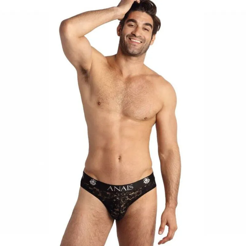 slips sexy hommes dentelle noire imprimé fleuri élastique bande large confortable maintien extensible lycra polyester européen fabriqué qualité séduisant romantique