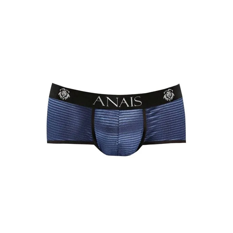 Slip sportif homme tulle noir rayé satin bleu marine coupe ajusté élastique respirant confortable sophistiqué durable européen maintien