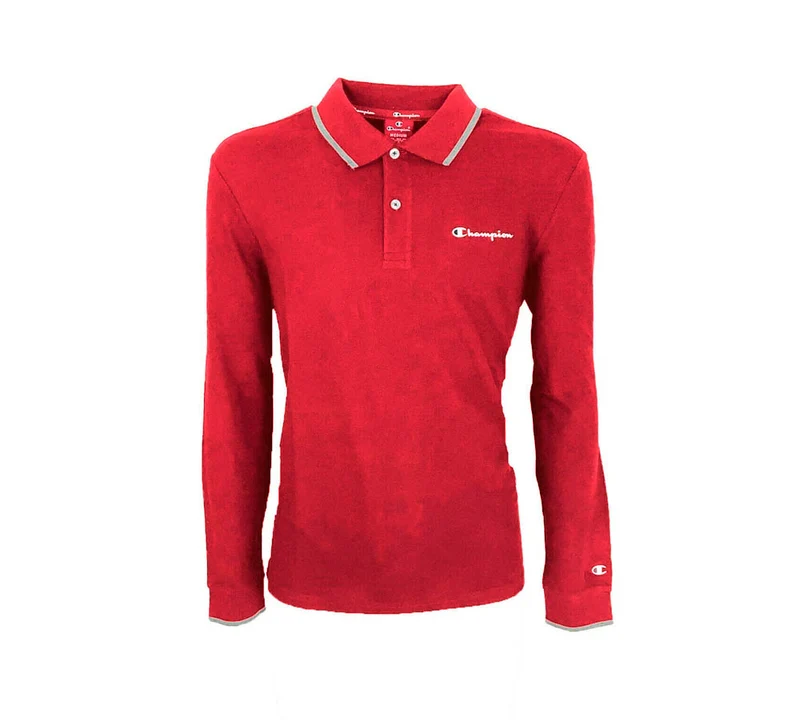 Polo Uomo Stretch Piquet Maniche Lunghe