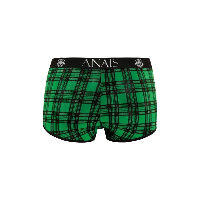 slips hommes sexy lycra doux carreaux verts noirs coupe ajustée maintien élastique bande large fabrication européenne polyamide élasthanne confortable