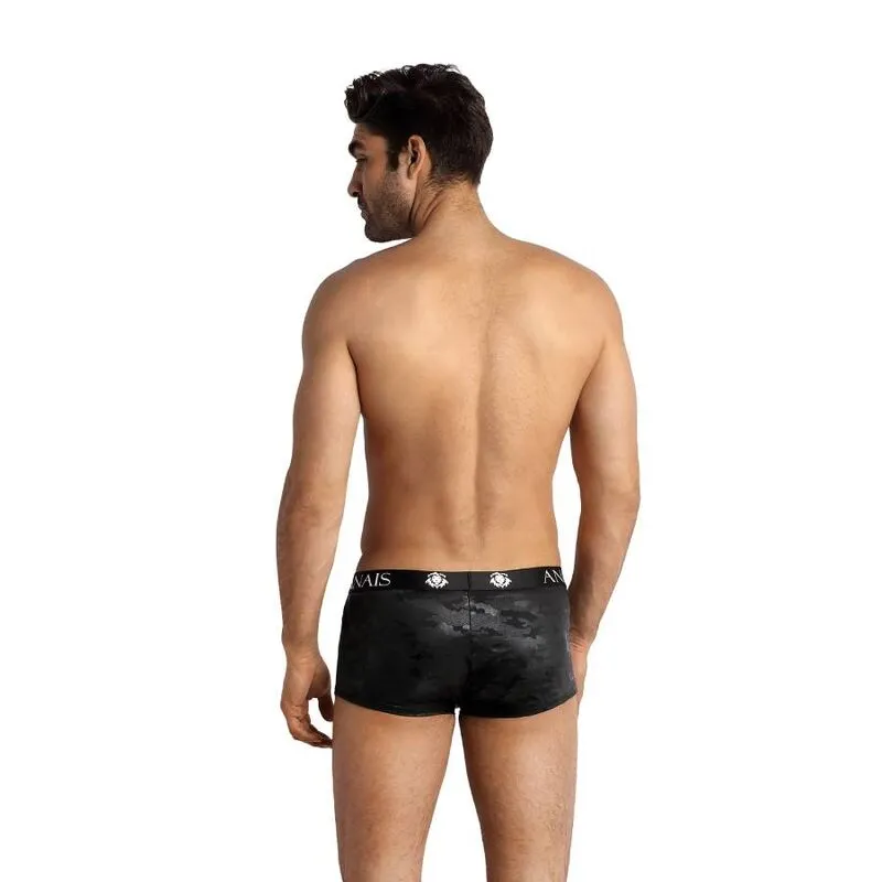 boxer homme imprimé militaire microfibre jambes longues ajustement parfait coupe sportive confort douceur élasthanne polyamide fabriqué Europe durabilité tendance sensualité