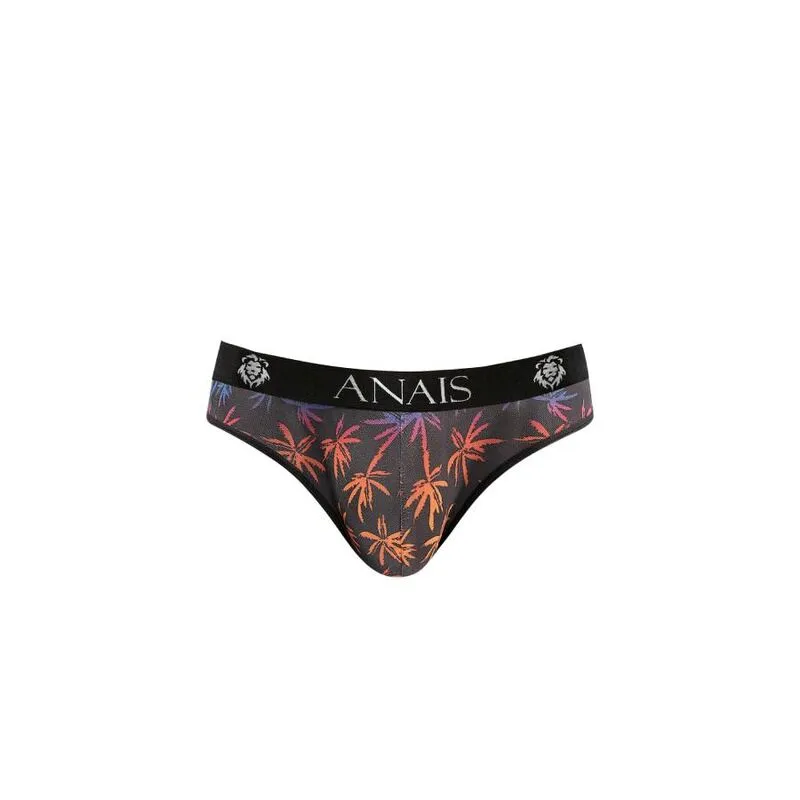 slip hommes sexy tulle noir imprimé palmiers coloré confortable ajustement parfait bande élastique large extensible douceur respirant durable matière européenne