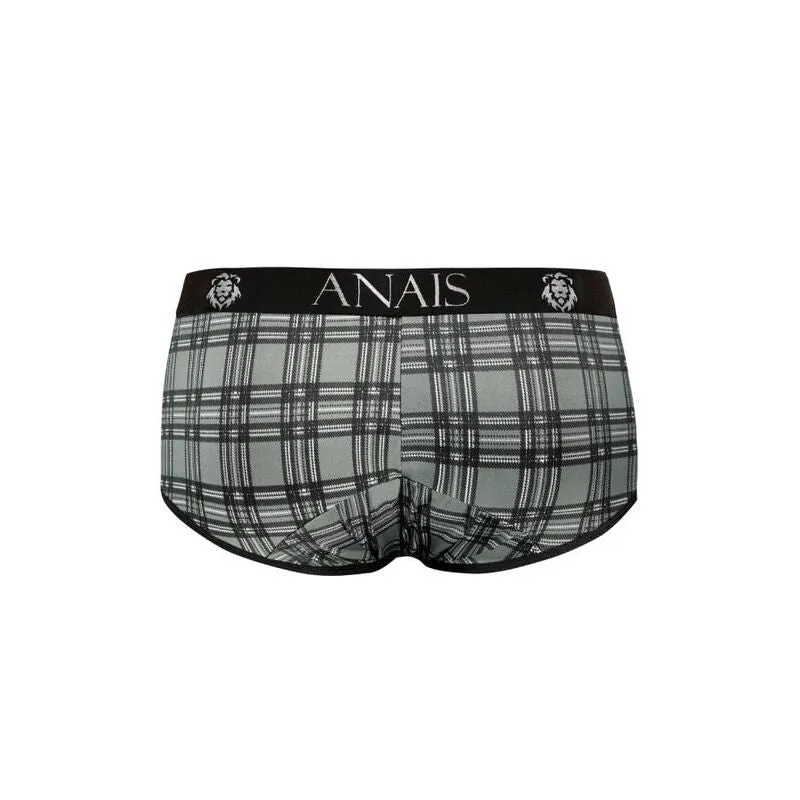 slip homme microfibre carreaux noirs gris blancs coupe sportive ajustée séduisant ANAIS européen polyamide élasthanne respirant doux maintien