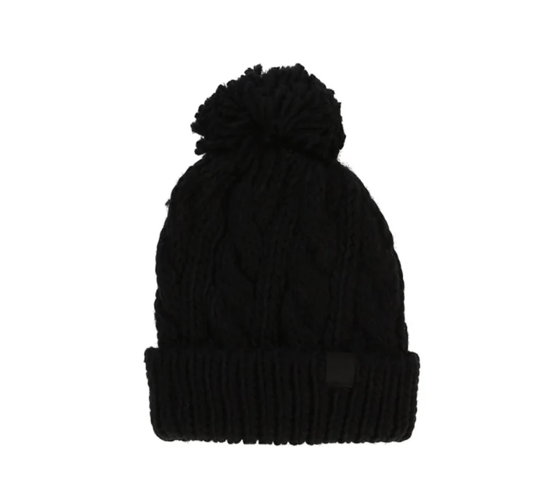 Cappello Donna Beanie PomPom Treccia