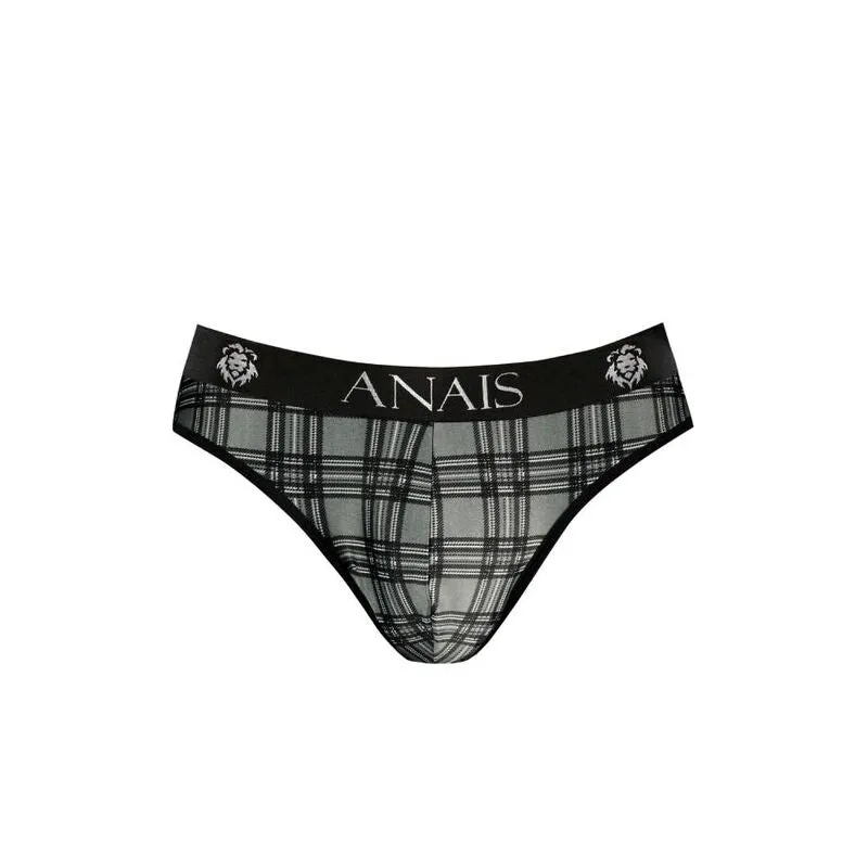 slip sexy carreaux microfibre doux élastique respirant masculin coupe ajustée bande large couture plate sophistiqué européen ANAIS quotidien séduction