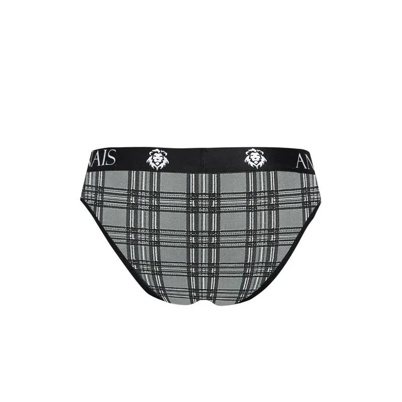 slip sexy carreaux microfibre doux élastique respirant masculin coupe ajustée bande large couture plate sophistiqué européen ANAIS quotidien séduction