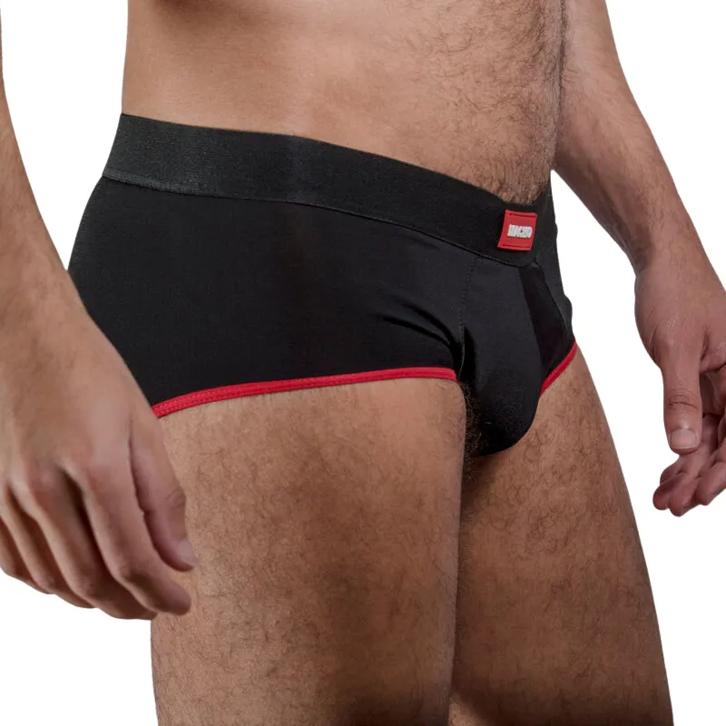 slip homme lycra jaune foncé respirant coupe classique rehaussement soutien ajustement extensible confort douceur polyamide élasthanne durable grande taille