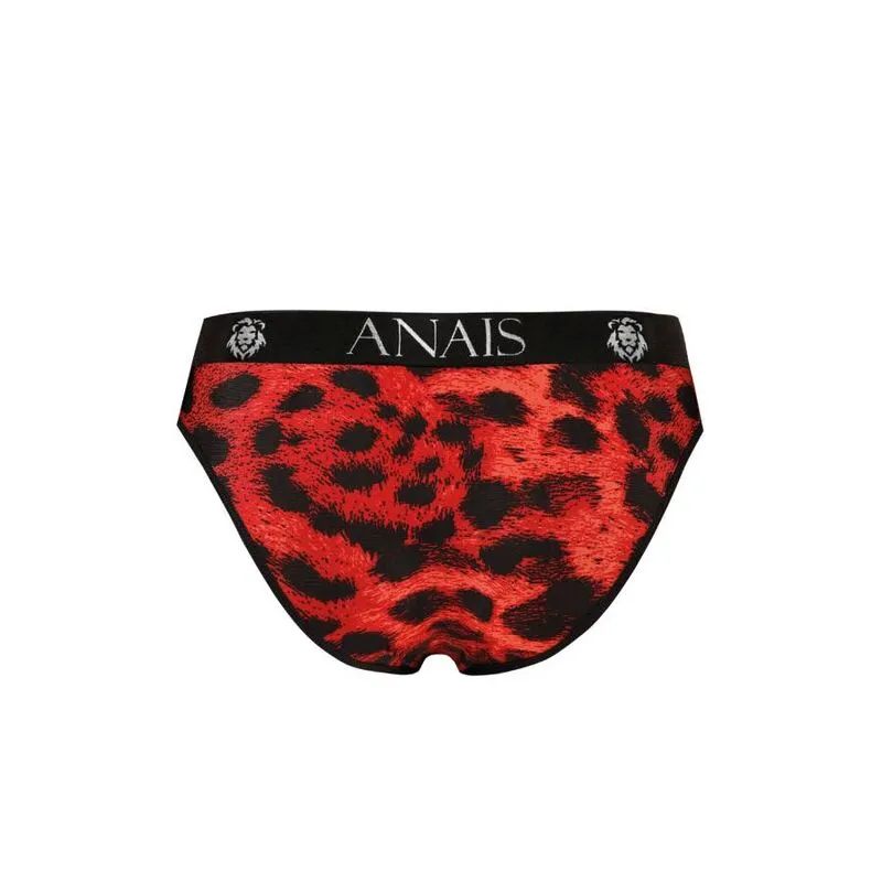 slip homme sexy microfibre rouge imprimé animal confort coupe parfaite maintien large bande élastique européen