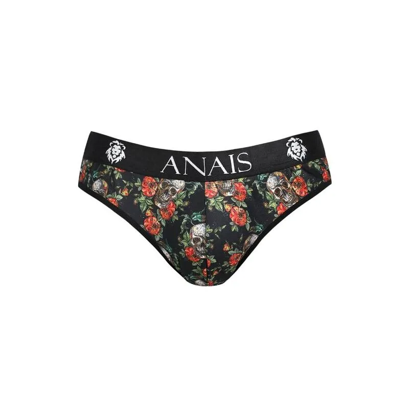 slip homme sexy imprimé roses crânes audacieux coupe parfaite confort optimal tissu polyamide élasthanne bande élastique large maintien durable douceur