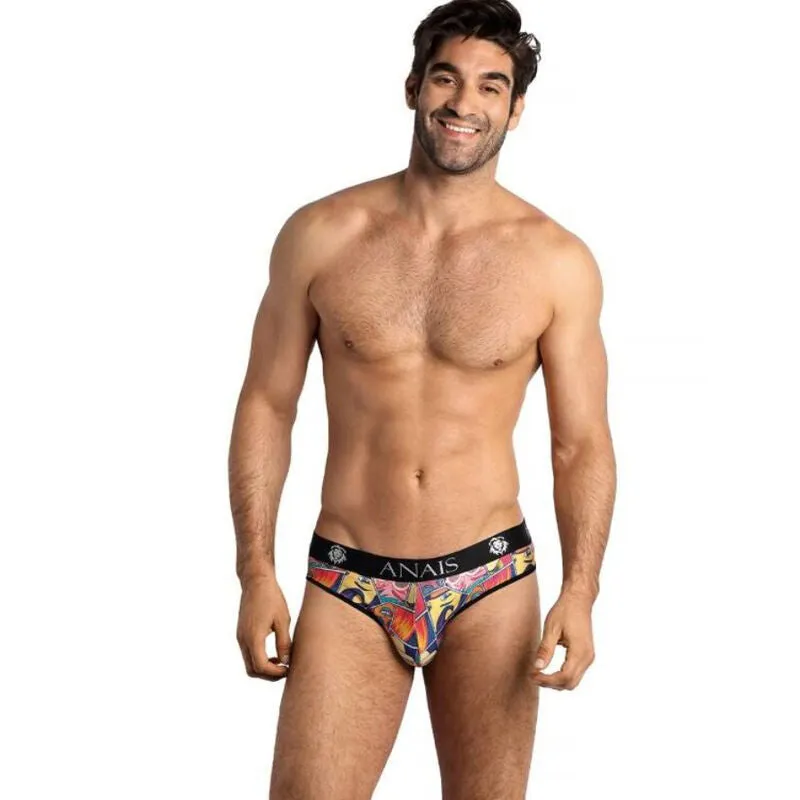 slip sexy homme masculin bande dessinée modal doux confortable maintien large ceinture élastique durable élasthanne polyamide européen ajustable