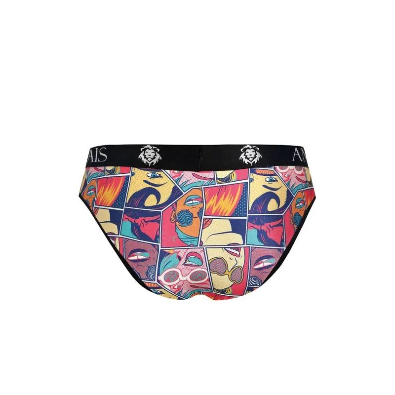 slip sexy homme masculin bande dessinée modal doux confortable maintien large ceinture élastique durable élasthanne polyamide européen ajustable