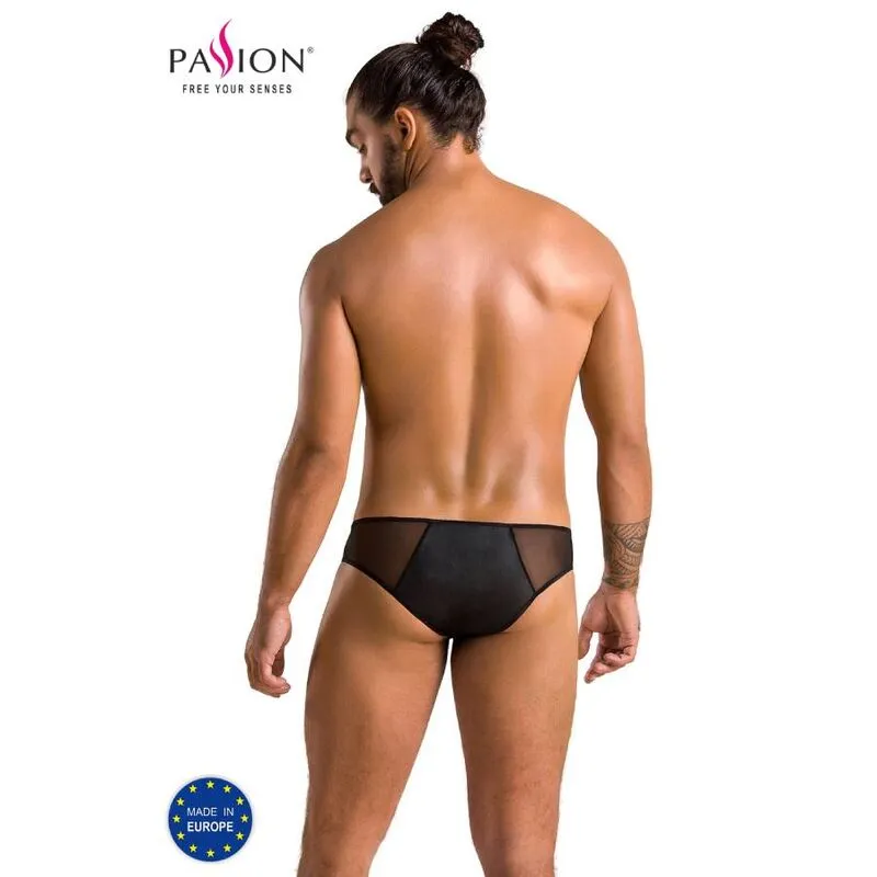 PASSION 042 Slip Timmy Noir Lingerie Innovante Certifiée OekoTex Europe Confort Écologique Durable Extensible Silhouette FabricationPolonaise