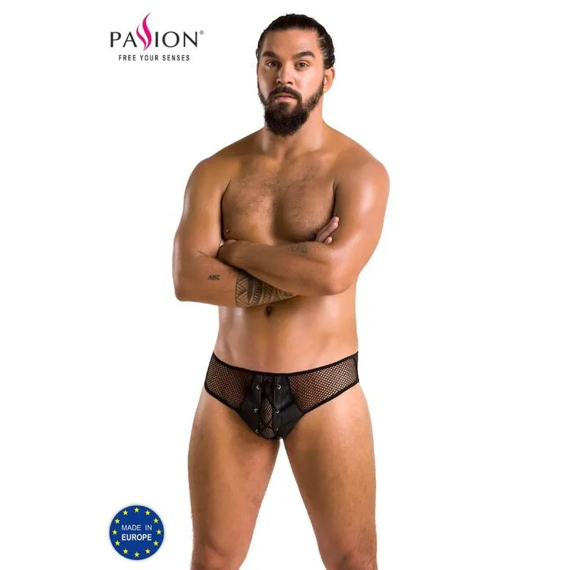 slip homme noir polyuréthane polyester certifié OekoTex fabrication européenne confort ajusté léger respirant durable élégant moderne