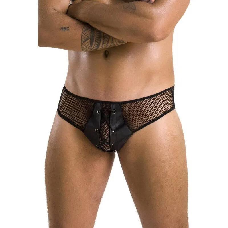 slip homme noir polyuréthane polyester certifié OekoTex fabrication européenne confort ajusté léger respirant durable élégant moderne