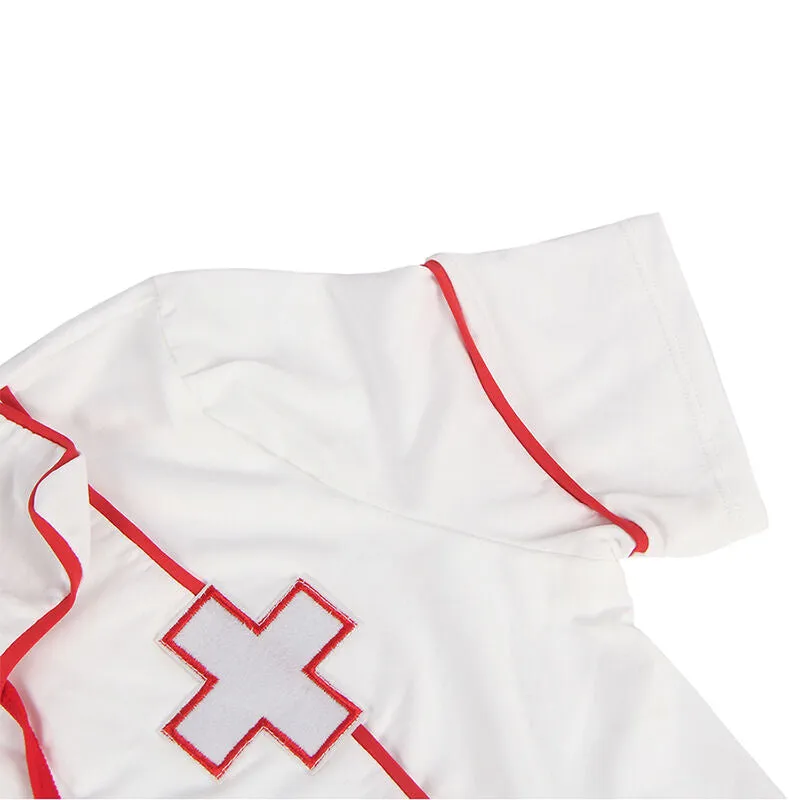 costume infirmière sexy rouge blanc subblime lingerie femme confortable qualité élastique polyester élasthanne moulant séduisant glamour raffiné