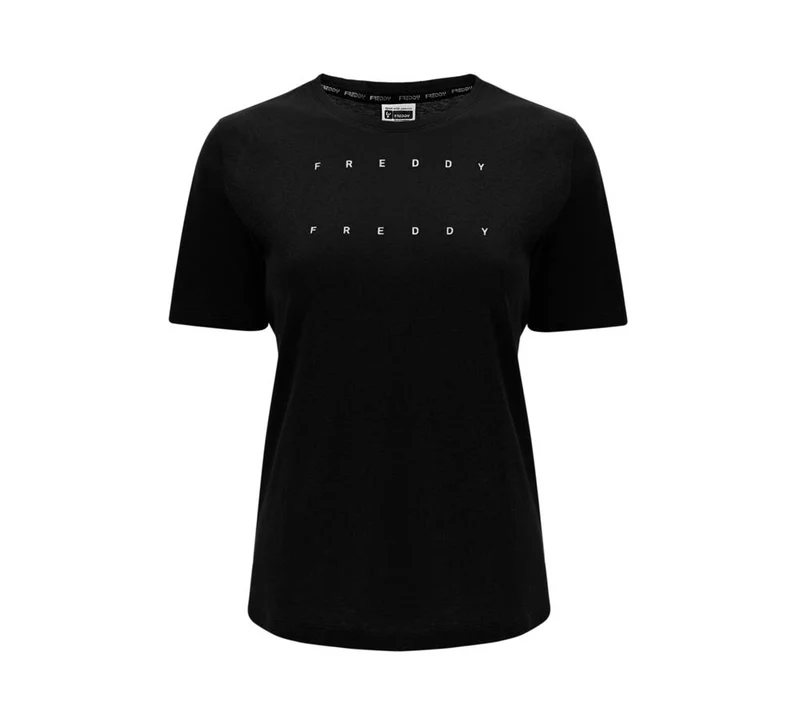 T-Shirt Donna Basic Cotton Jersey Stampa