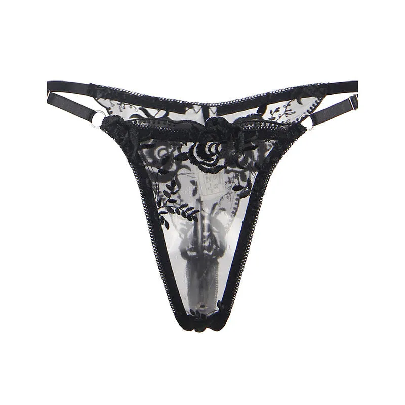 ensemble lingerie noir sexy trois pièces imprimé floral grande taille dentelle extensible satiné confortable maintien optimal glamour raffiné