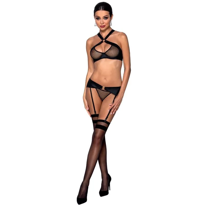 soutiengorge cuir résille empiècements dorés bonnets armatures bretelles réglables maintien optimal ajustement confort durable polyuréthane polyester