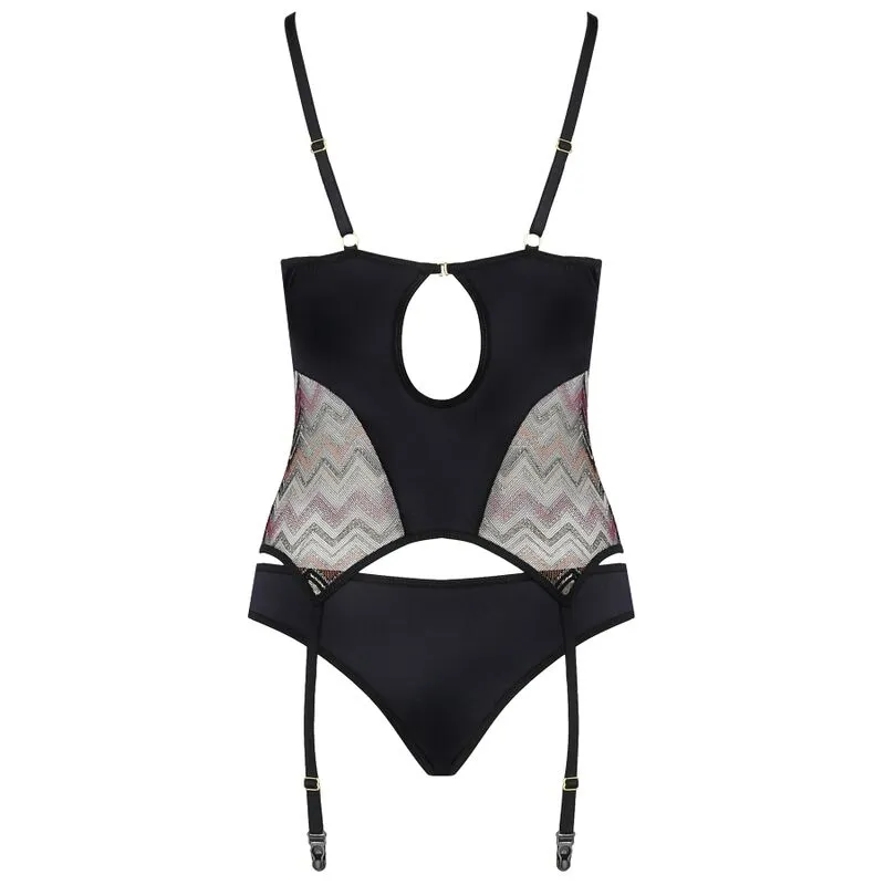 Nuisette luxe Casmir Lagerta corset femme moderne élastique réglable européenne satin dentelle ajustée bretelles confort coffret cadeau tailles variées sophistiquée