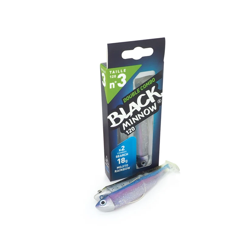 Double Combo Search 18g Black Minnow 120