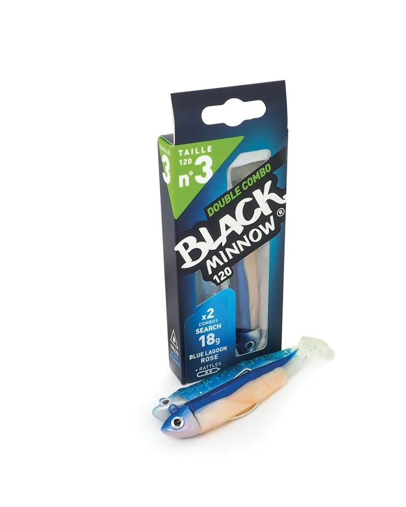 Double Combo Search 18g Black Minnow 120