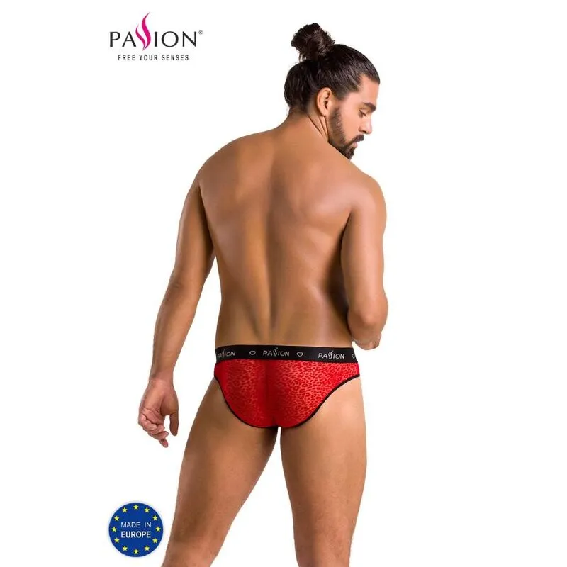 PASSION slip rouge lingerie européenne qualité OekoTex certifiée confortable innovant élasticité ajustement douceur durable respirant polyester élasthanne